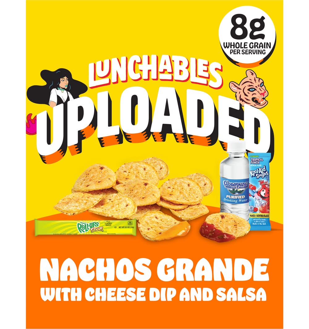 Lunchables Uploaded Grande Nachos With Cheese Dip and Salsa (13.92 oz)