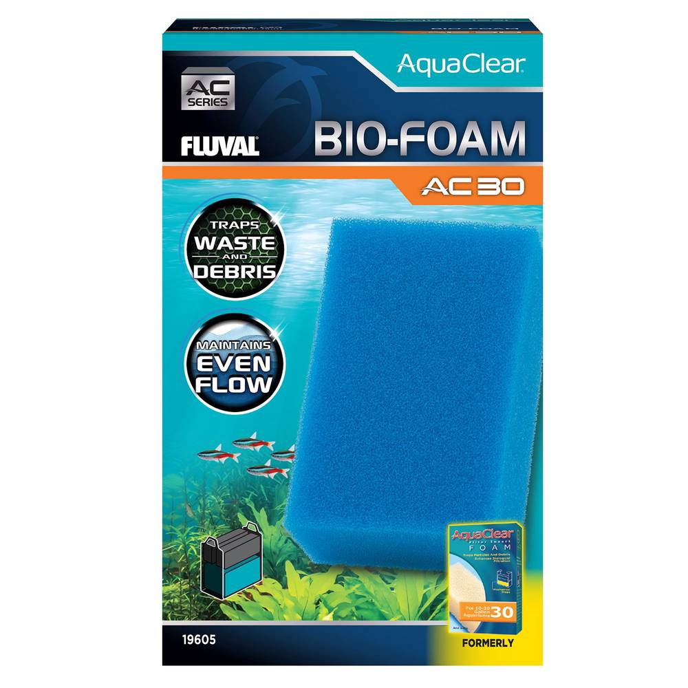 FLUVAL Bio-Foam Filter Insert, 30 Gal