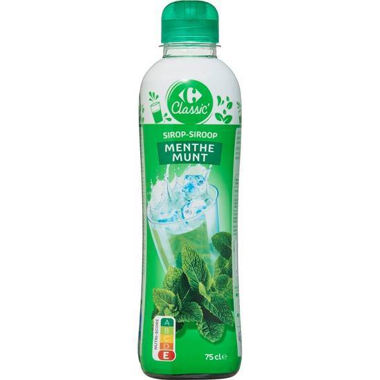 Carrefour Classic' - Sirop (750 ml) (menthe)