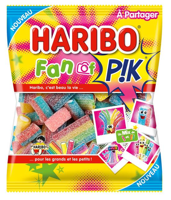 Haribo - Bonbons confiserie acidifiée fan of pik