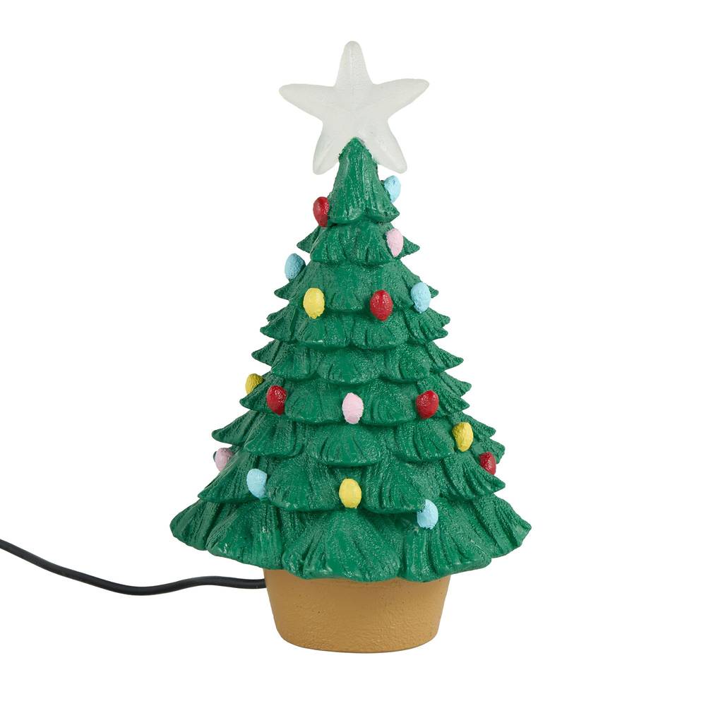 Merry & Bright Light Up Tree Terrarium Ornament