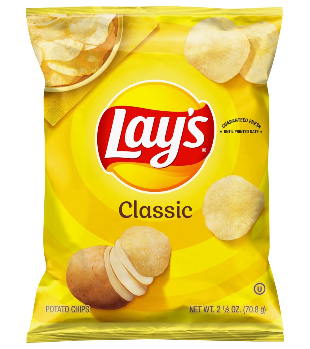 Lay's Potato Chips, Classic (2.5 oz)