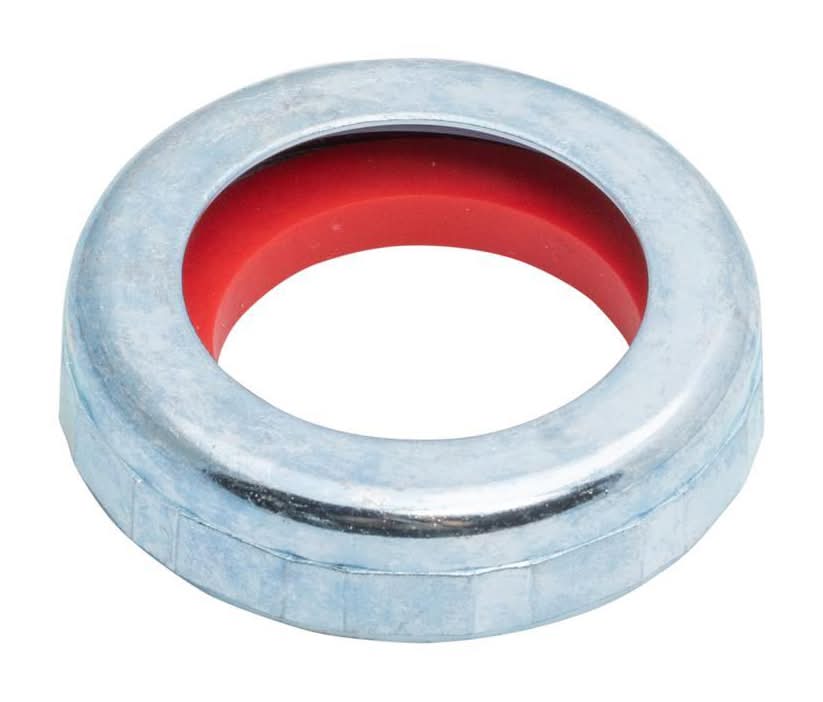 Oatey 1-1/2 In. X 1-1/4 In. Sink Drain Pipe Zinc Slip-Joint Nut And Rubber Reducing Washer