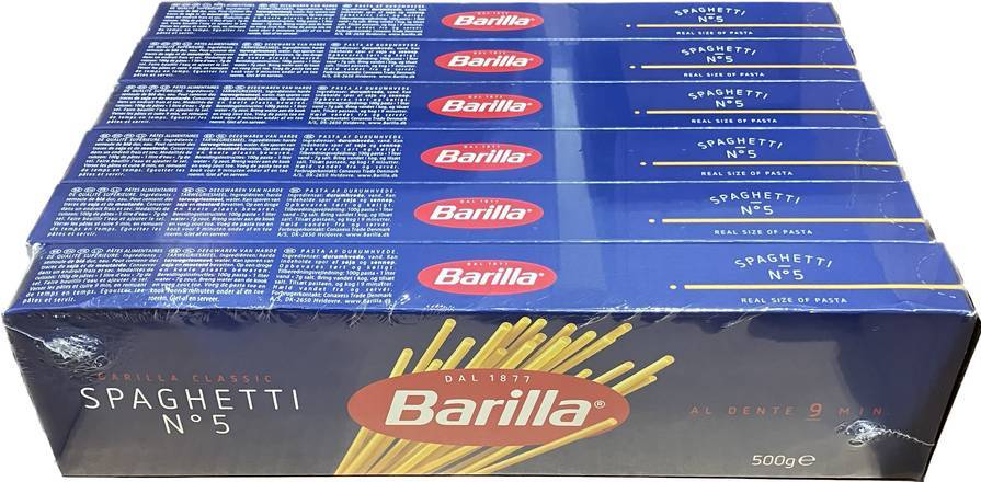 BARILLAスパゲッティ（1.8mm)NO.5  500gX 6