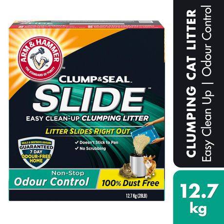 New Arm & Hammer Slide Easy Clean-Up Clumping Litter (odour control 12.7kg)