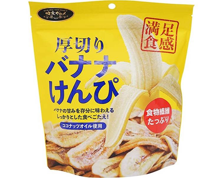 終＿味楽グルメ　厚切りバナナけんぴ　200g　J-976