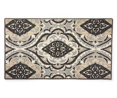 Broyhill Medallion Accent Rug (30" x 46"/gray)