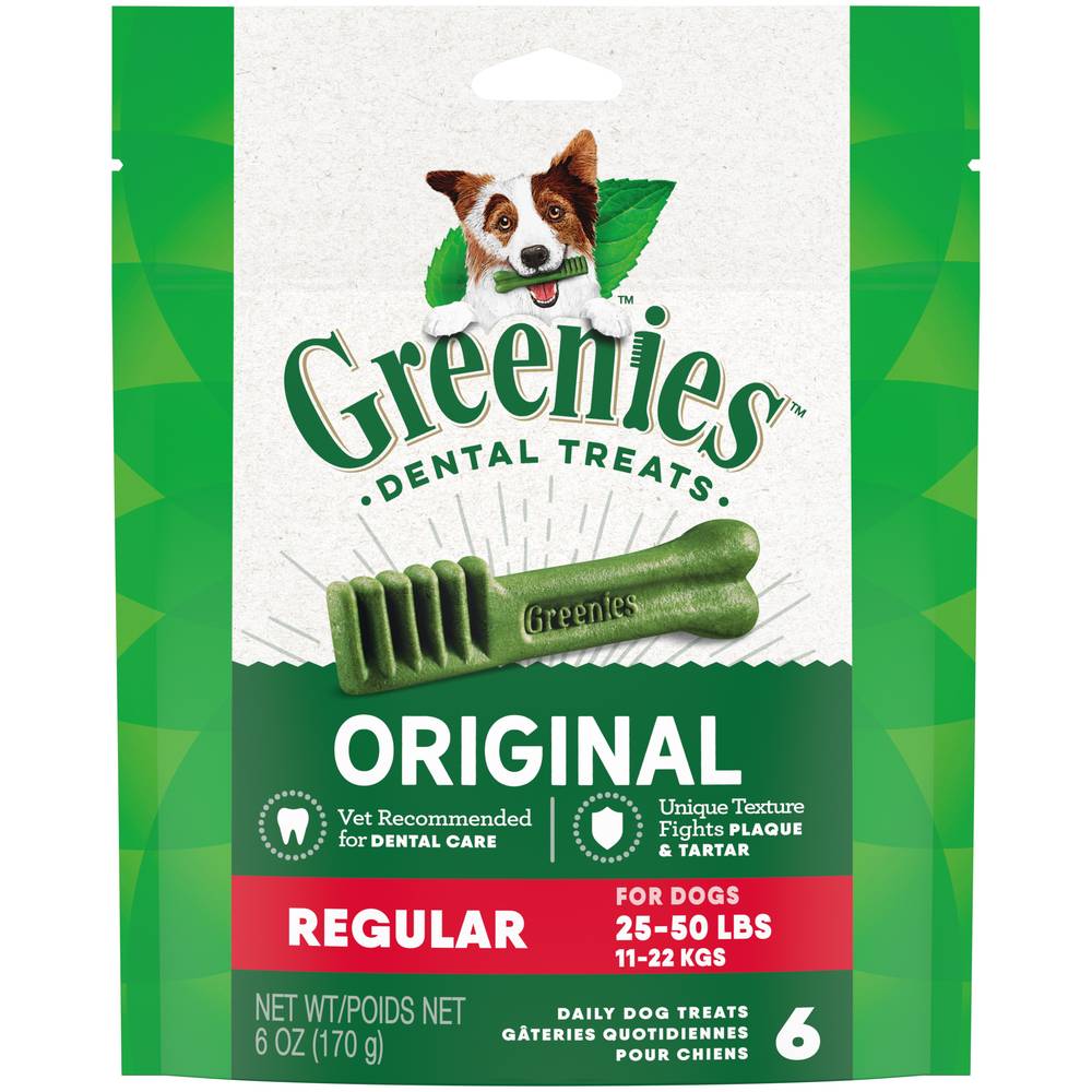 Greenies Original Regular Natural Dental Care Dog Treats