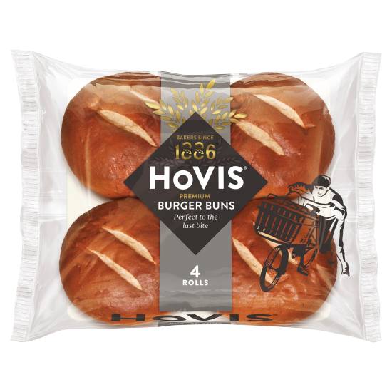 Hovis Premium Burger Buns (4 ct)