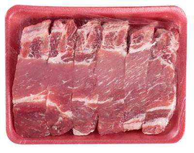 Meat Counter Pork Loin Country Style Ribs Bone In - 1.50 Lb