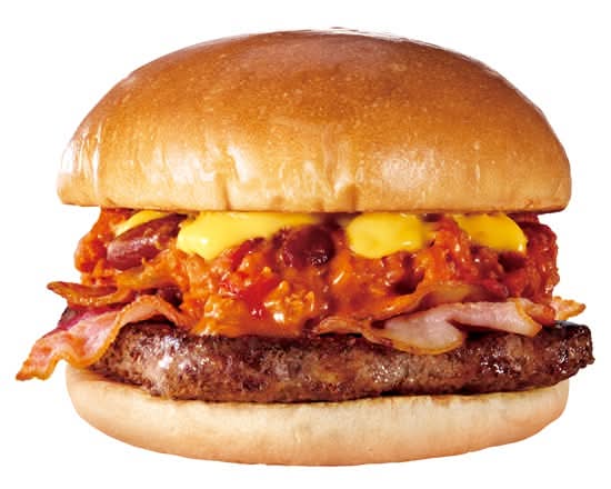 ウェンディーズチリチーズベーコンバーガー