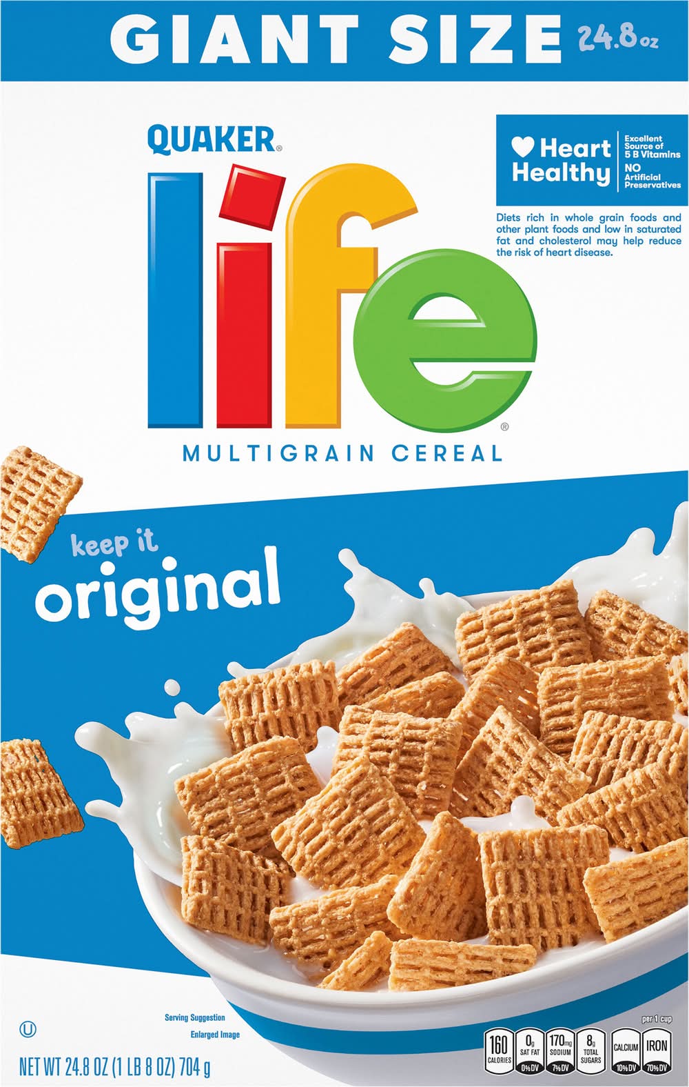 Quaker Original Life Multigrain Cereal (24.8 oz)