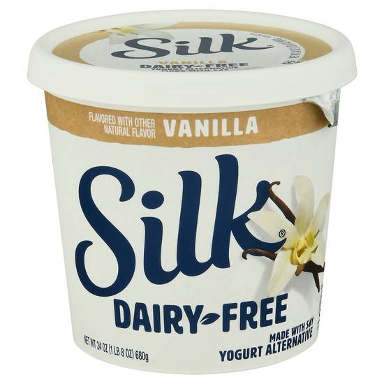 Silk Vanilla Soymilk Yogurt Alternative (24 oz)