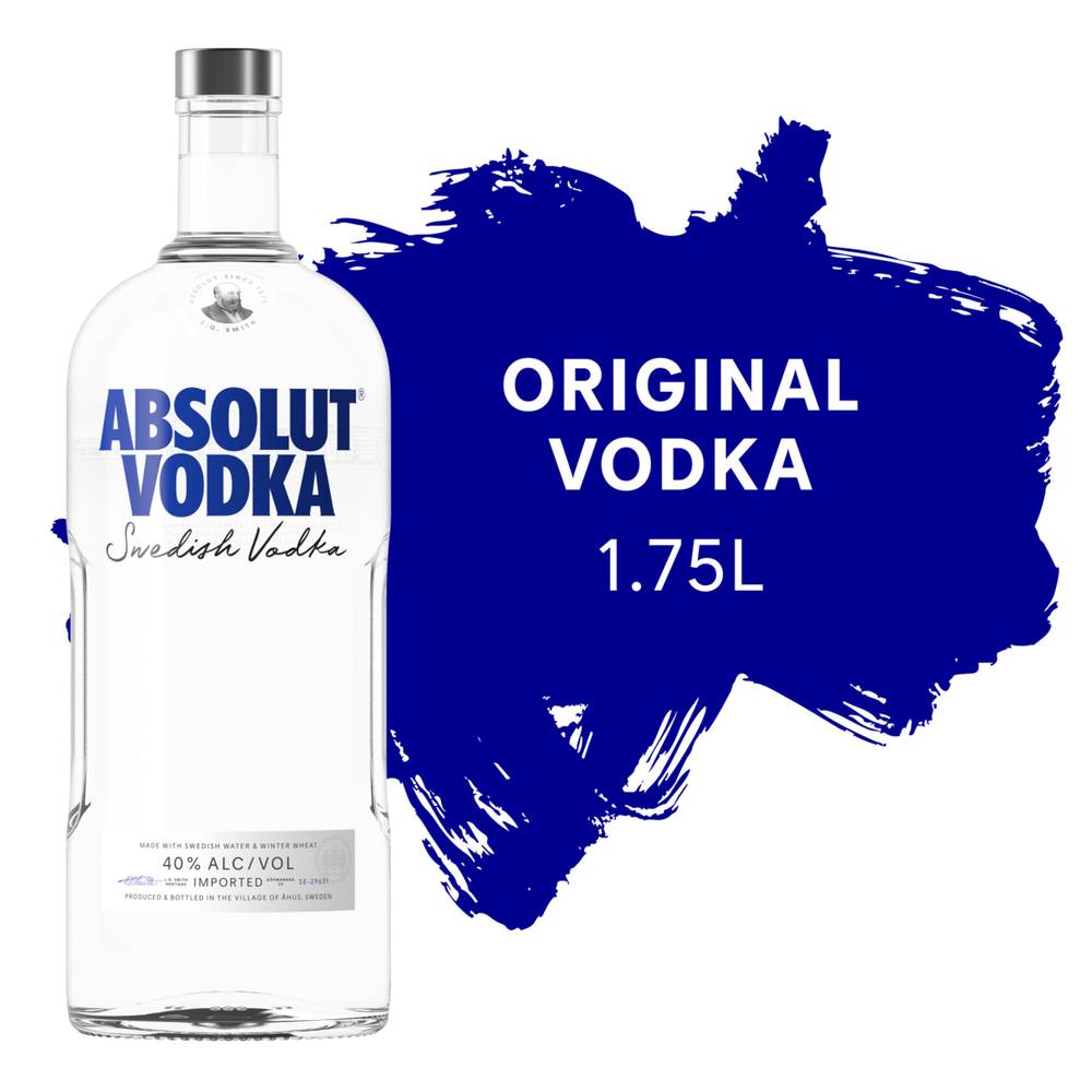 Absolut Swedish Vodka (1.75 L)