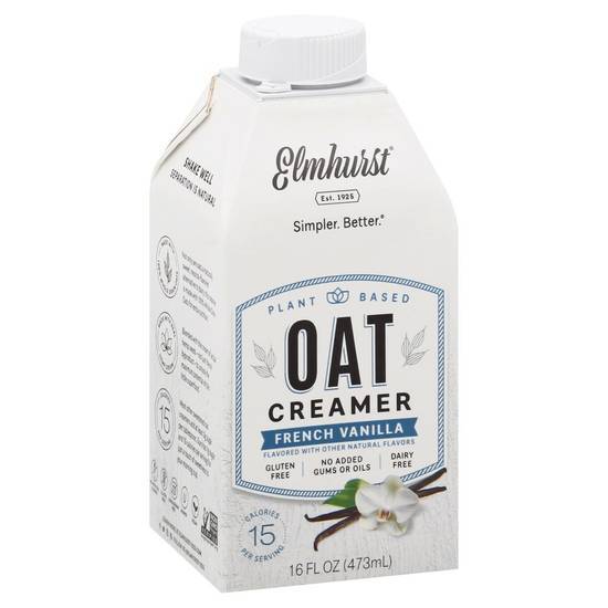 Elmhurst French Vanilla Flavored Oat Creamer