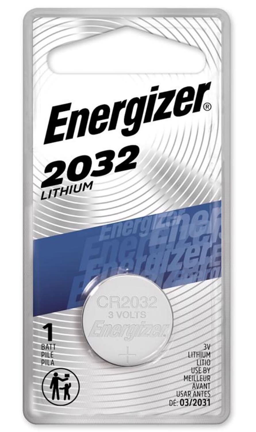 Energizer Lithium Coin 2032 3 V 0.24 Mah Keyless Entry Battery 1 Pk