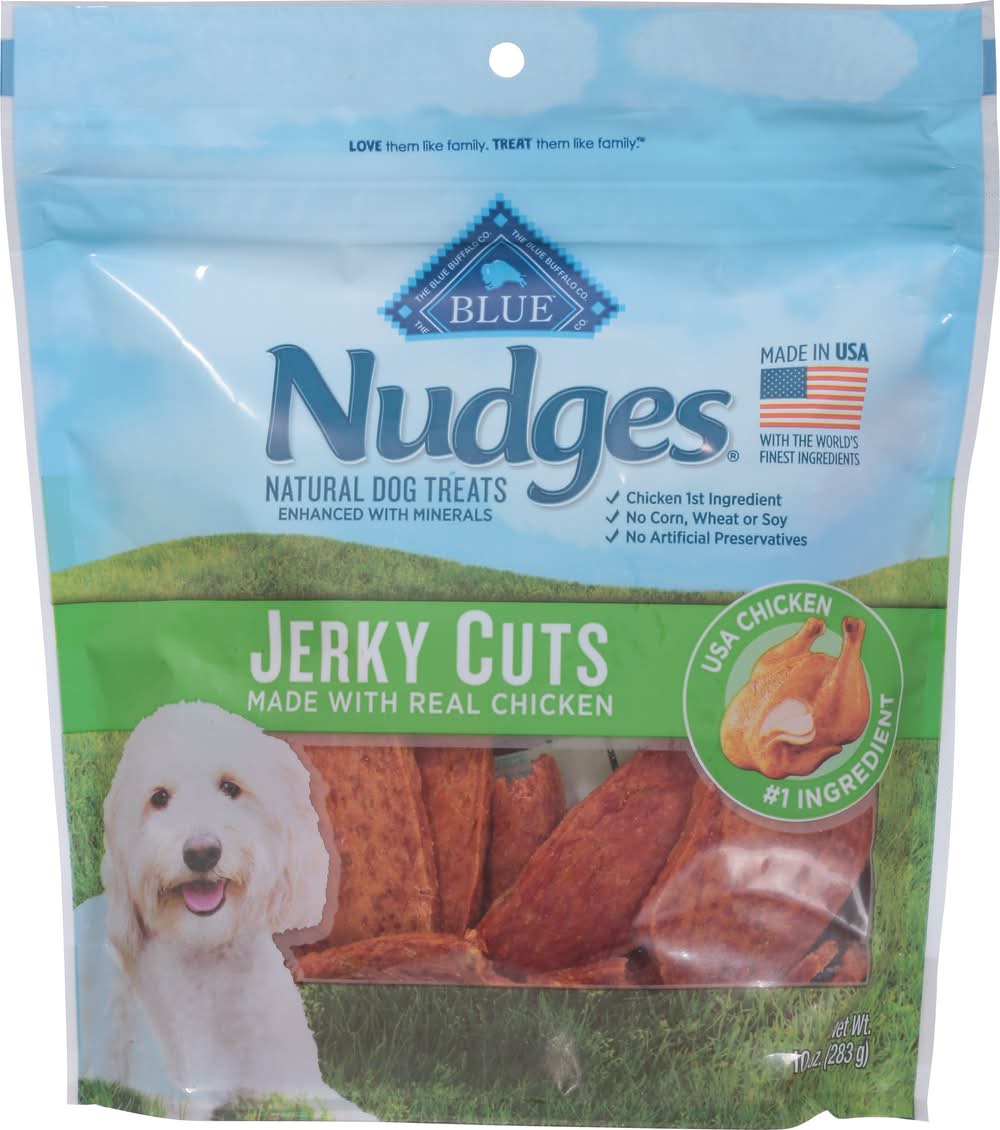 Blue Buffalo Nudges Jerky Cuts Chicken Natural Dog Treats (10 oz)