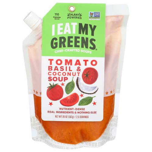 I Eat My Greens Tomato Basil and Coconut Soup (20 oz)