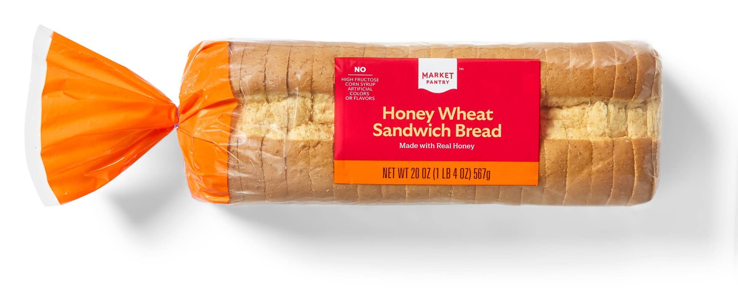 Market Pantry Honey Wheat Sandwich Bread (20 oz)