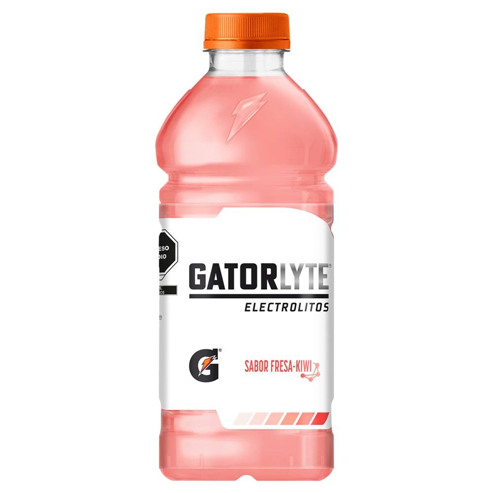 Gatorade bebida con electrolitos gator lyte fresa kiwi (botella 591 ml)