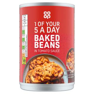 Co-op Baked Beans in Tomato Sauce 400g