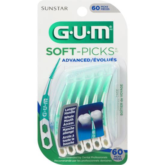 Gum Soft-Picks Advanced 60 Picks (60 ea)