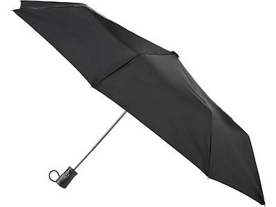 Totes Auto-Open Sunguard Compact Umbrella ( black )