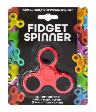 Fidget Spinner 2.91in Red