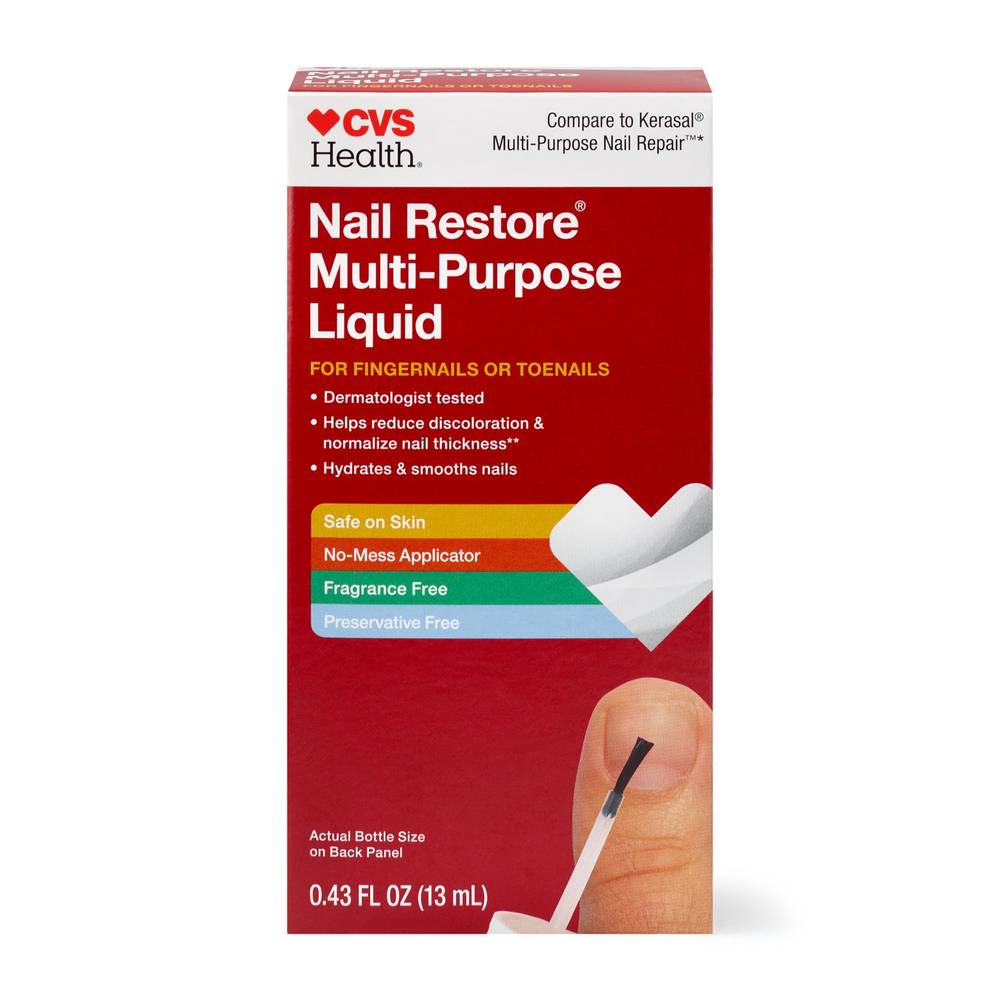 CVS Health Multi-Purpose Nail Restore Liquid (0.43 fl oz)