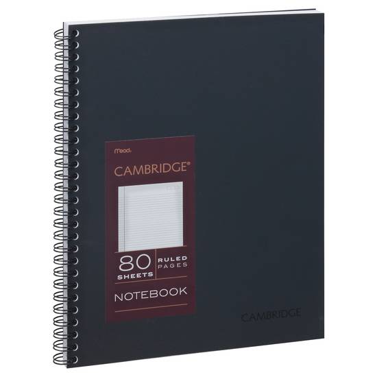 Cambridge 80 Sheets Ruled Pages Notebook