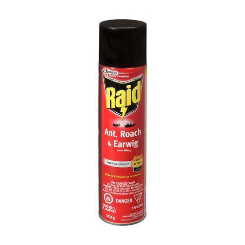 Raid fourmis-coquerelles-perce oreilles (350 g) - ant roach earwig & crawling insect killer (350 g)