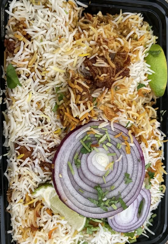 Chilli chicken biryani family pack
