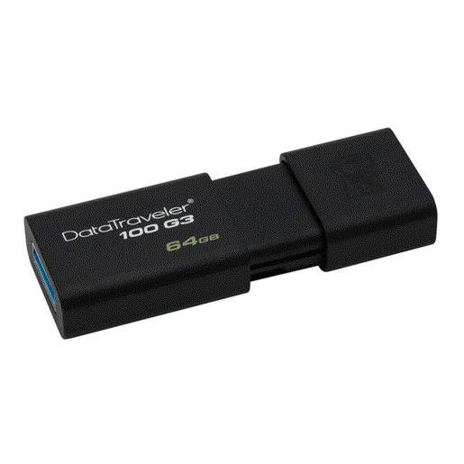 Kingston · Memoria usb negro 64gb