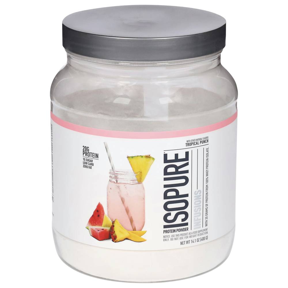 Isopure Infusions Tropical Punch Protein Powder