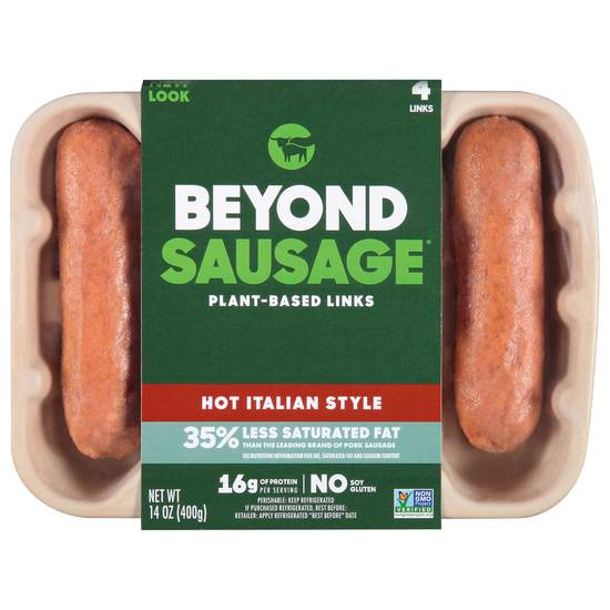 Beyond Meat Beyond Sausage Hot Italian Plant-Based Links