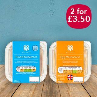 2 for £3.50 Sandwich Fillers