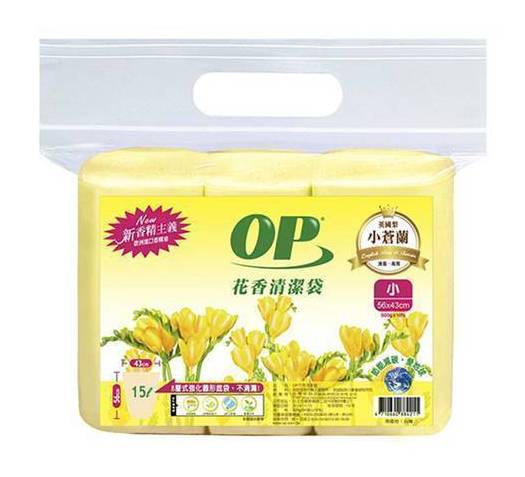OP花香小蒼蘭清潔袋3入(小)#4710660884211