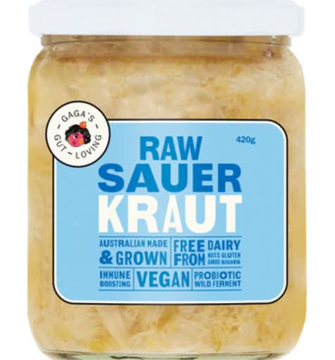 Gaga's Gut Loving Raw Sauer Kraut 500g