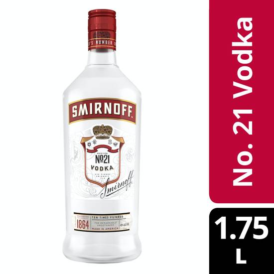 Smirnoff Triple Distilled No. 21 Vodka (1.75 L)