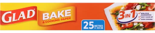 Glad Bake & Cooking Paper 30 x 25m