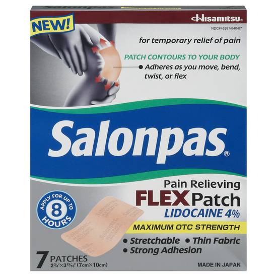 Salonpas Maximum Otc Strength Flex Patches (7 ct)