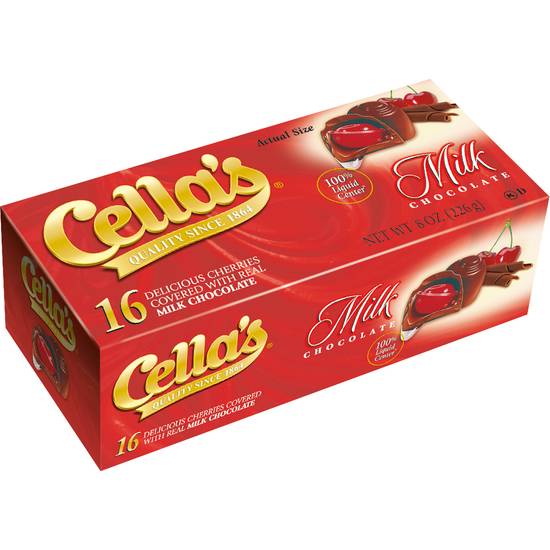 Order Cella's Milk Chocolate Covered Cherries - 16 ct food online from Rite Aid store, Oceanside on bringmethat.com