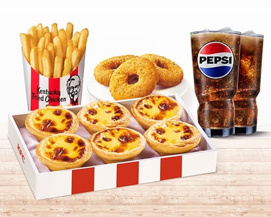 蛋撻鱈魚圈圈分享組