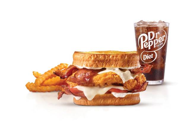 Candied Bacon Hand-Breaded Chicken Frisco Combo