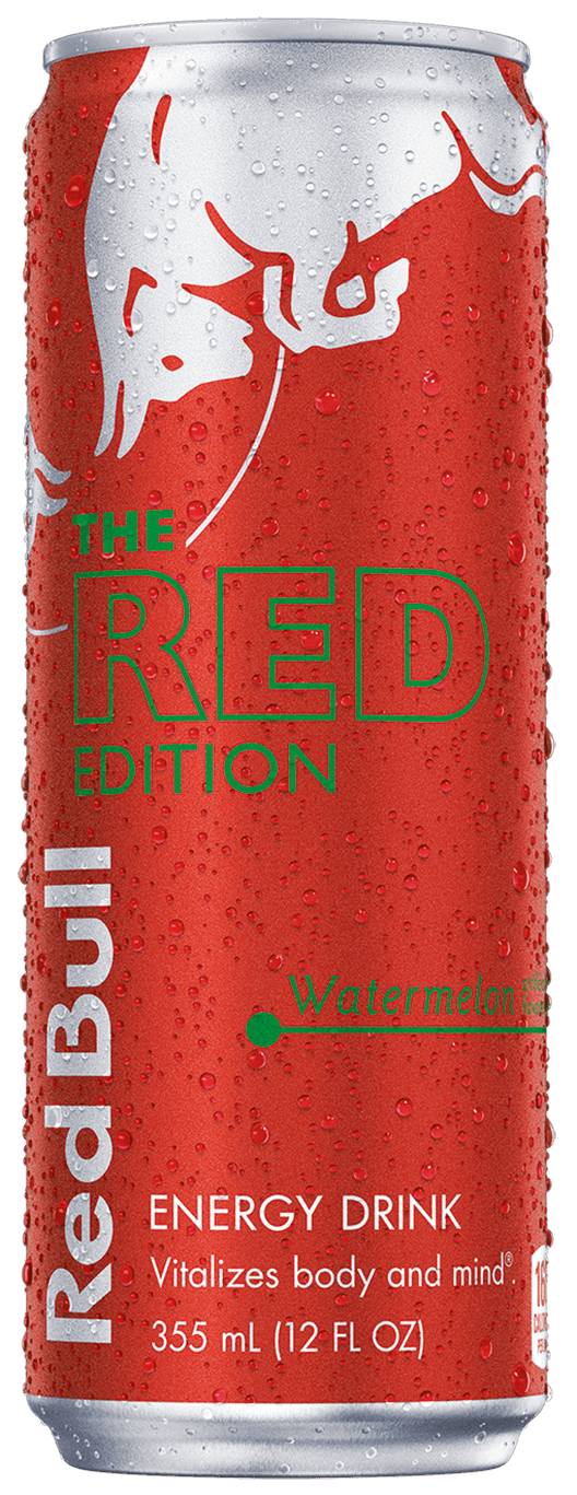 Order Red Bull The Red Edition Energy Drink Watermelon (12 oz) food online from Rite Aid store, Shawnee on bringmethat.com
