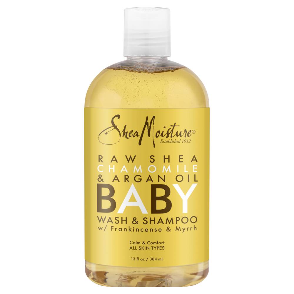 Shea Moisture Raw Shea Chamomile & Argan Oil Baby Wash & Shampoo (13 fl oz)