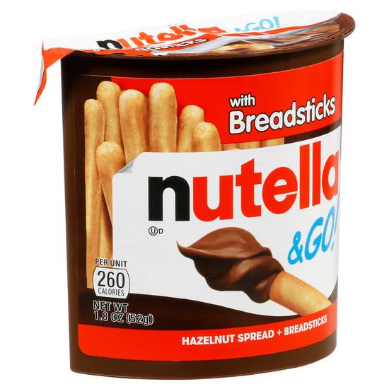 Nutella & Go! Hazelnut Spread + Breadsticks