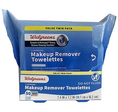 Walgreens Cleansing Makeup Remover Towelettes (50 ct)