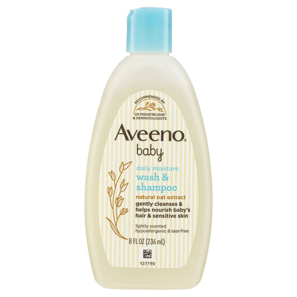 Aveeno Baby Wash And Shampoo 236mL