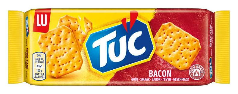 Lu Tuc Biscuits Apéritifs Crackers Bacon 100g